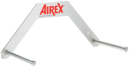 Wandhalterung für AIREX Gymnastikmatten, mit 2 Pole, Edelstahl, 1-teilig