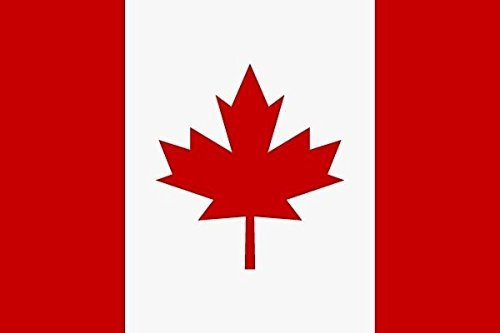 U24 Aufkleber Kanada Flagge Fahne 8 x 5 cm Autoaufkleber Sticker