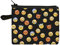 Schlüsselanhänger Nähset Portemonnaie Schlüsseletui Schlüsselmäppchen Schlüsseltasche mürrische Emoji Black [024]