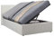 3ft Single Side Lift Ottoman Storage Bed - Black Brown White - Mattress Options