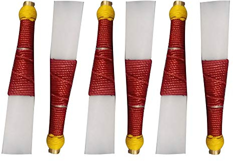 Schottischer Dudelsack Übungsflöte syntaktischen Blätter 6 PCS/Gans Dudelsack Rohr Reed
