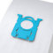 Dustwave® Lot de 10 sacs d'aspirateur + 1 micro-filtre pour Philips FC 8240. 8245 PowerGo - Qualité allemande