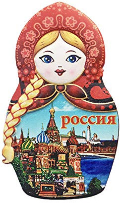 3D Russland Puppe Kühlschrank Kühlschrankmagnet Tourist Souvenirs Handmade Harz Handwerk Magnetische Aufkleber Home Küche Dekoration Reise Geschenk