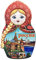 3D Russland Puppe Kühlschrank Kühlschrankmagnet Tourist Souvenirs Handmade Harz Handwerk Magnetische Aufkleber Home Küche Dekoration Reise Geschenk