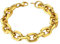 ChainsHouse Ersatzkette Gliederkette Armbänder 21cm Herren Ankerkette Armskette Armband für Herren Rolokette-Armband Gold Rolo Kettenarmband Edelstahl Männer Gliederarmband Schmuck für Rapper