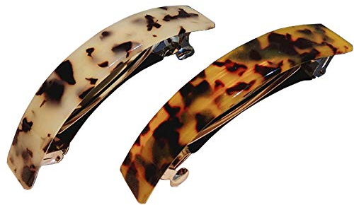2 Stk Barrette-Haarspange,Vintage-Stil,Leopard Haarspange Haarklammer Haarclip Haarklemme Spange für Damen