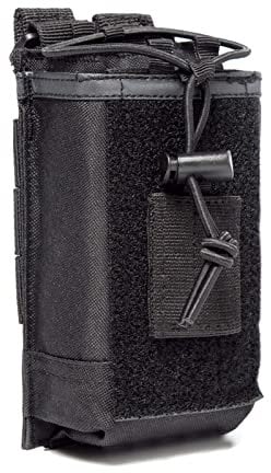 Radio Case/Radio Holder Molle Tactical Radio Holster Military Heavy Duty Radios Pouch Bag for Two Ways Walkie Talkies Compatible with Bags/Packs/Duffels by LUITON