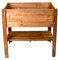 Hochbeet aus Holz braun 80,5x40x78,5cm Pflanzkasten Kräuterbeet Blumenkasten