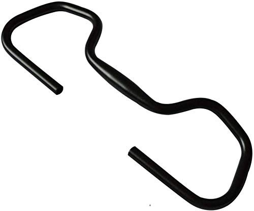 Fahrradlenker 25,4 mm/31,8 mm Klemme aus Aluminiumlegierung, ultraleicht, Schmetterlingslenker + Schaumstoff-Rohrgriffe für Touren-Fahrrad, Mountainbike (25,4 mm)