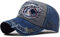 CheChury Baseball Cap Verstellbar Snapback Western Modische Baseball Mütze Retro Baseball Kappe Cap Baumwolle Kopfband Sommerhut Unisex Sonnenhut für Sport Outdoor Freizeit,Einheitsgröße,Navy blau