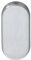 Eco Rosace aveugle BL (cache aveugle), 70 x 33 x 7 mm, vissée cachée, rosace de protection, en acier inoxydable, petite