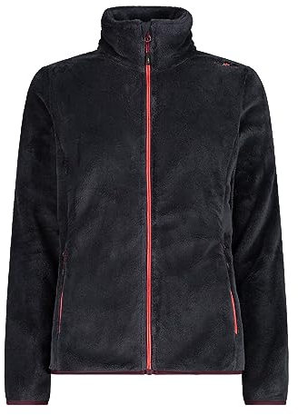 CMP Giacca da Donna, Antracite-Burgundy P1, S