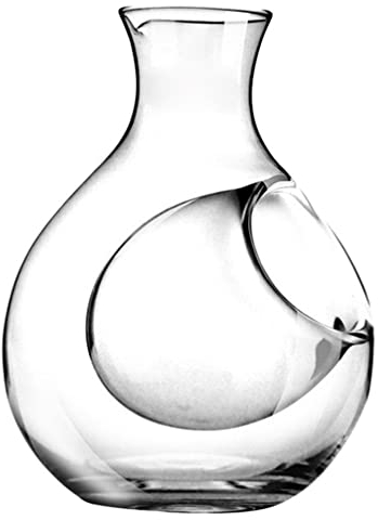 CALLARON Decanter Per Vino Trasparente da 3000 ml in Vetro, Caraffa Per Vino Rosso, Decanter Per Bar Di Casa