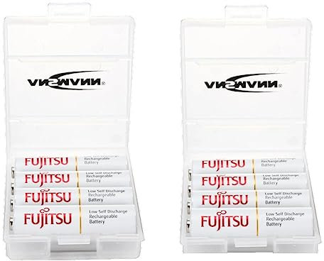 Ansmann Fujitsu Wiederaufladbarer Akku (8er-Pack) mit 2 Batteriehüllen