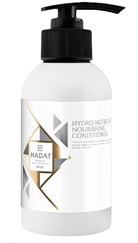 HADAT Cosmetics hair conditioner (250 ml) for hair care - softening and moisturising treatment for dry and damaged hair, deep moisturising hair, shine, detangling for women