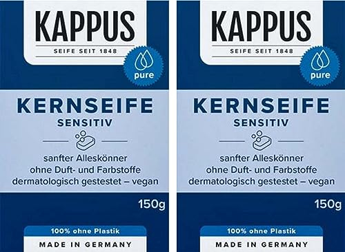 2er Pack Kappus Kernseife sensitiv 2x150g