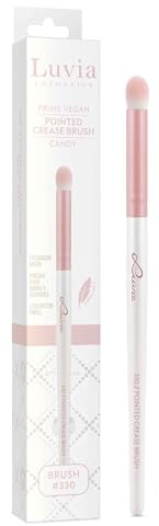 Professioneller Make-up Pinsel Luvia, Lidschatten Schminkpinsel, runder Eyeshadow Pinsel, Augenpinsel, veganer Kosmetikpinsel, 330 // Pointed Crease Brush - Candy