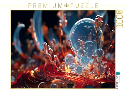 CALVENDO Puzzle Glaspflanzen - organische Formen als abstrakte Kunst | 1000 Teile Lege-Größe 64 x 48 cm Foto-Puzzle für glückliche Stunden