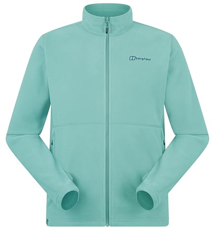 Berghaus Men's Prism Micro Polartec Fleece Jacket | Added Warmth | Extra Comfortable Fleece Full Zip, Light Terrain, M