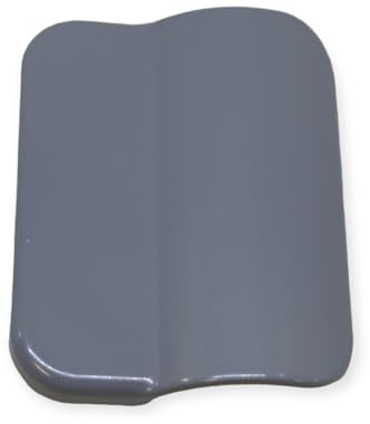 OTT beschlagswelt.de BKV Balkontür-Anziehgriff Silbergrau RAL 7001 – Anziehgriff aus Aluminium/Metall mit Befestigungsplatte für Balkontür & Terrassentür, Bohrabstand 36 mm, Made in Germany