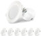 Eco.Luma LED Einbaustrahler 230V 600LM LED Spots 6W Einbauleuchten Deckenspots Deckenstrahler, Mini Slim 25.5mm Ultra Flach, Warmweiß 3000K Einbauspots für Schlafzimmer Küche Wohnzimmer, 6er Set