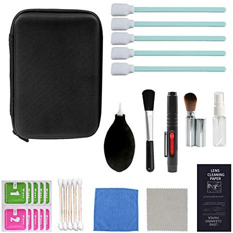 Kit de nettoyage pour appareil photo reflex numérique - Accessoires d'entretien pour appareil photo reflex numérique - Avec sac de transport - Kit de nettoyage Sony