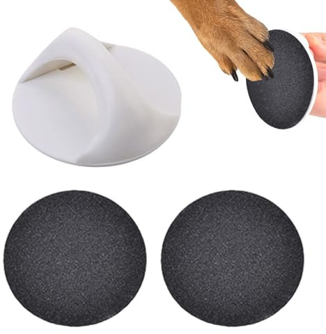 Lime à ongles ronde en bois pour chien, broyeur manuel pour ongles pour animaux de compagnie - Lime à ongles ronde en bois pour chien - Lime à ongles ronde en bois pour chien avec poignée confortable
