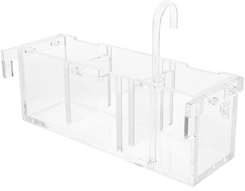 BELLIFFY Aquarium Filtrationsbox Außenfilter Für Fischbecken Geräuschlos Wasseraufbereitung Transparente Reinigungsbox Für Aquarienpflege Und Einfache Handhabung