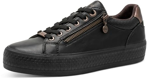 s.Oliver 5-5-23600-42-4A0 Damen Sneaker Low Synthetik beige