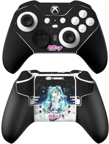 Head Case Designs Offizielle Hatsune Miku Nachthimmel Grafiken Vinyl Haut Gaming Aufkleber Abziehbild Abdeckung kompatibel mit Xbox Series X & S Elite Wireless Controller Series 2