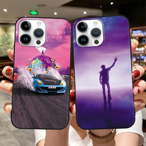 Yimctoie 2 Stück Juice Wrld Handyhülle für Samsung Galaxy A13 5G Hülle 6,5,Mode Cool Rapper Sänger Muster Design Case Silikon Stoßfest Bumper Schutzhülle für Samsung Galaxy A13 5G,Funny