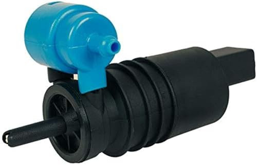 HUVNEXA Ersatz-Scheibenwaschpumpe mit Zwei Ausgängen, for vorne und hinten, for, A3, A4, A6, for VW, for Passat, for Polo, for Bora, for Caddy, ersetzt 1J6955651 Scheibenwaschpumpenmotor