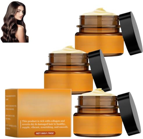 Kollagen-Conditioner, tiefenwirksame Haarmaske, feuchtigkeitsspendend und pflegend für die Kopfhaut, Anti-Frizz-Reparatur