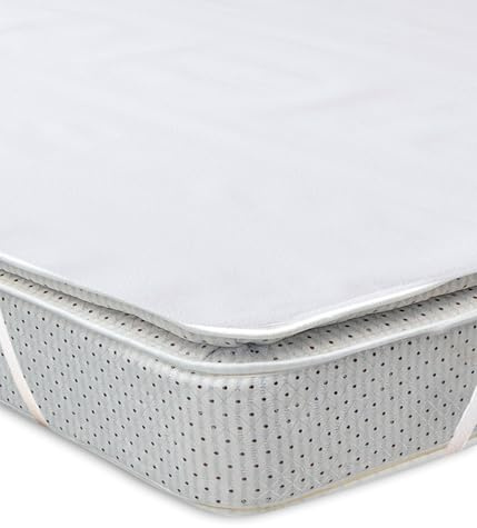 Medicline Molton Matratzenauflage wasserdicht & waschbar 140x200 Matratzenschoner - Inkontinenz Bettauflage aus Molton - Matratzenschutz-atmungsaktiv mit 4 Eckgummis
