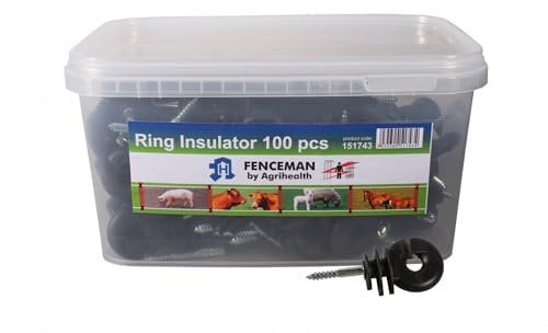 Fenceman Electric Fence Ring Insulator Pack Of 100