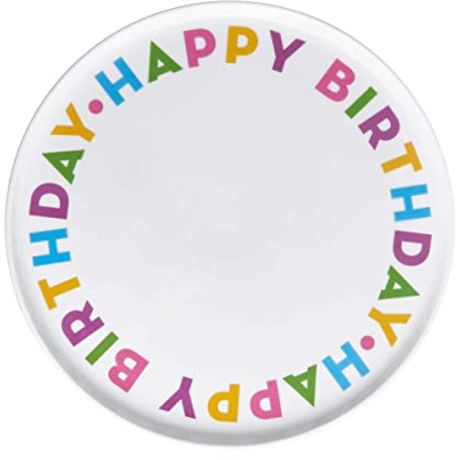 BUTLERS Geburtstag Kuchenplatte Porzellan Ø32cm HAPPY BIRTHDAY | Kuchenteller Herzlichen Glückwunsch | Servierteller mit Geburtstagsgruß | Partygeschirr für Geburtstagsfeier Party Dekoration