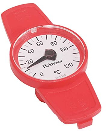 Heimeier Thermometer-Einsatz rot passend zu Globo D