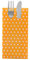 Sovie HOME Linclass® Airlaid Besteckservietten Iris | Curry/Orange | 40x40cm | Servietten mit Schlitz für Sommerfeste | 12 Stück