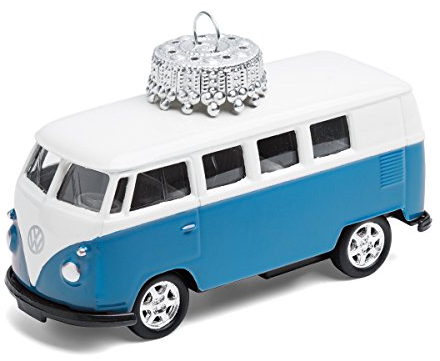 corpus delicti :: Christbaumschmuck aus Metall – die rollende Alternative zur Weihnachtskugel – kompatibel mit VW Bus T1 (blau) (W20.2b)