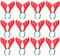 REDSTAR FANCY DRESS Serre-têtes Noël 12 pcs avec Bois de Cerf - Accessoire Noël pour les Fêtes de Noël – Pack de Serre Têtes Renne Noël