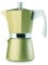 Ibili - Cafetière à Expresso Evva Golden, 6 Tasses, 300 ml, Fonte D’Aluminium, Compatible avec les Plaques à Induction