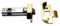 Rebated Tubular Mortice Latch 74mm Standard Size - Polish Brass