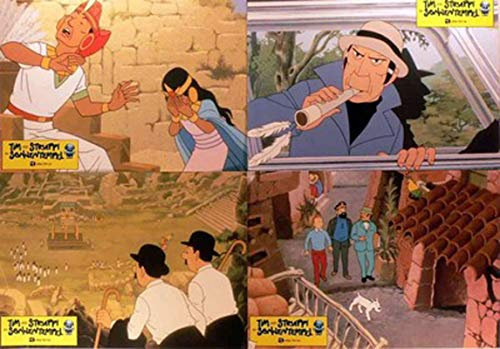 Tim und Struppi im Sonnentempel - 8 Aushangfotos/Lobbycards-G2/45