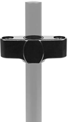 Duronic Dual Arm Holder DM35SPL | Joins 2 Arms Together for Mounting onto Desk Mount Pole | BLACK Steel