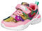 HSNA Scarpe Moda Sneaker Bambine e Ragazza Paillette Lucide Scarpe Bambina Sportive(a01 Rosa 35 EU)
