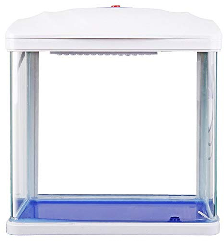 Aquario Pika-Pika AQUAKIDS - Aquarium 4L, Glas, Modern, Fisch, Innenbereich, Beleuchtung und Filter, Abdeckung, Vivarium