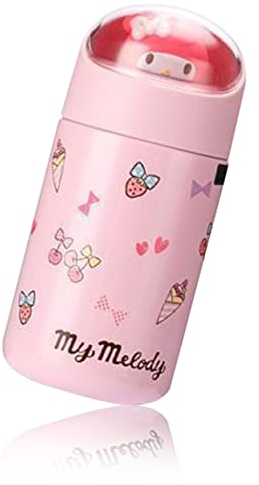 Roffatide Anime Carino in acciaio inox Thermos sottovuoto Tazza d'acqua per le ragazze donne caldo e freddo per ore isolato bottiglia regalo per il compleanno Natale Rosa