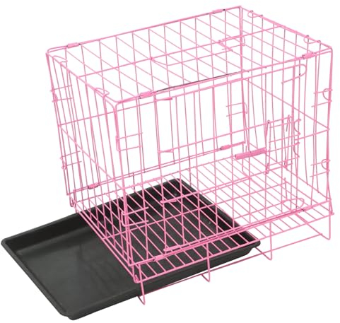 POPETPOP Doggy Playpen Indoor Puppy Carrier for Small Dogs Puppy Cages for Small s Extra Large Crate Wire Pet Cage Kennel Folding Cage Suitcase Pet Cage House Cage