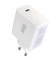 JAYM - Chargeur Maison - Rapide 3A 65w - USB-C Power Delivery -pour Apple iPhone, Samsung, Android, Macbook, Tablettes - Blanc
