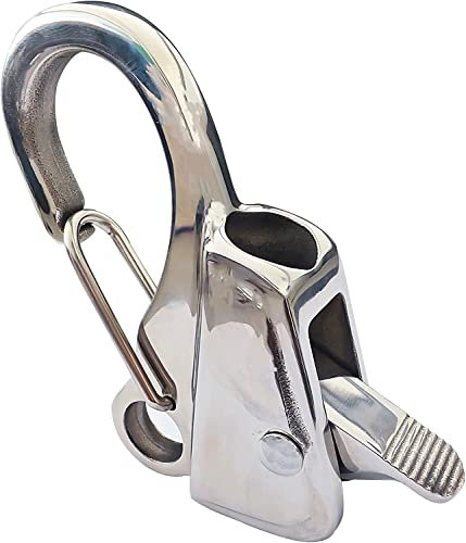 SUONE 304 Stainless Steel Boat Anchor Hook with Quick Release Fit for Pontoon Small Boat to Secure on The Shallow Holds 8000 lb …